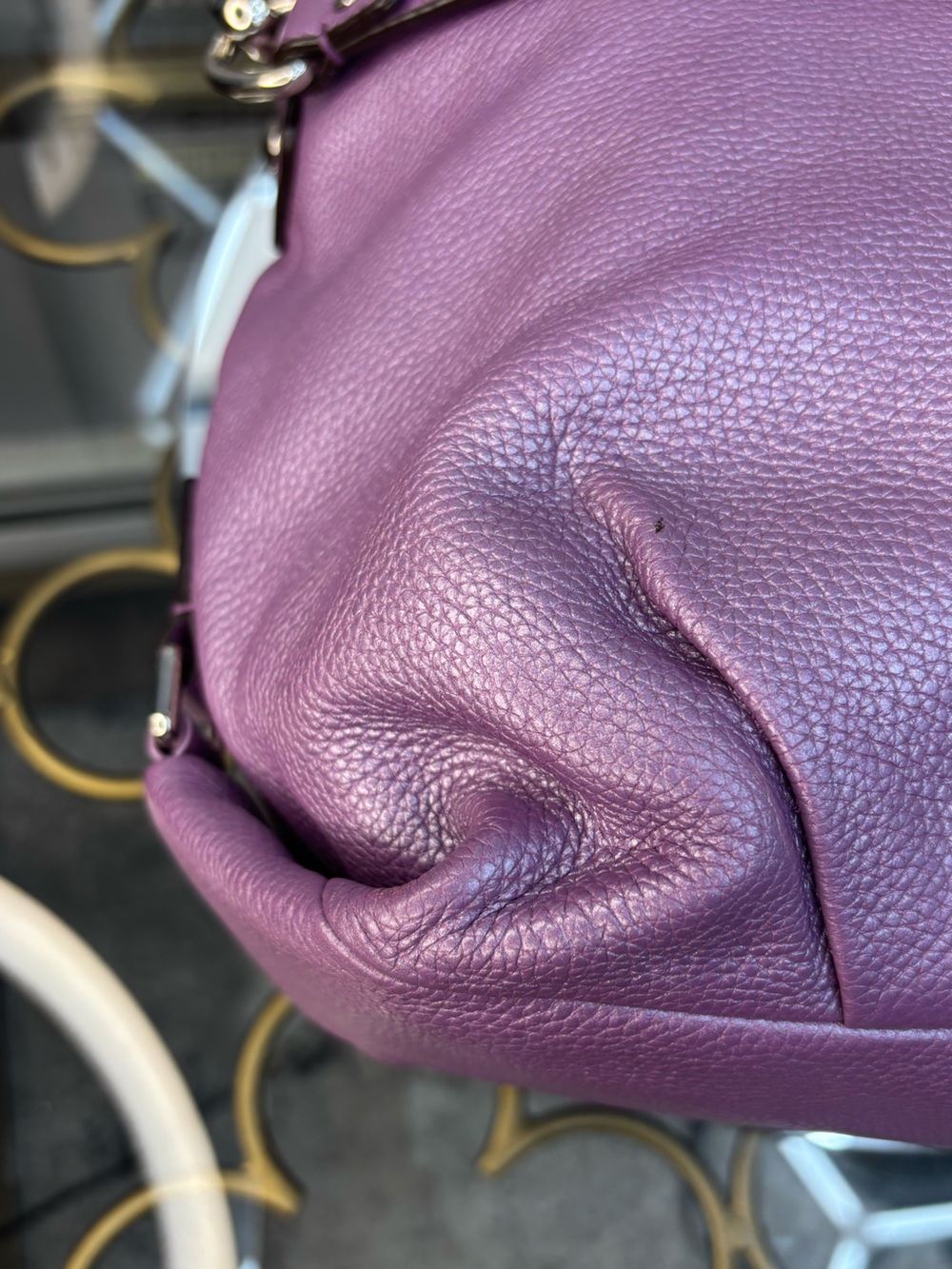 Coach 2011 Brooke Metallic Leather Hobo Bag EUC - Picture 11 of 14